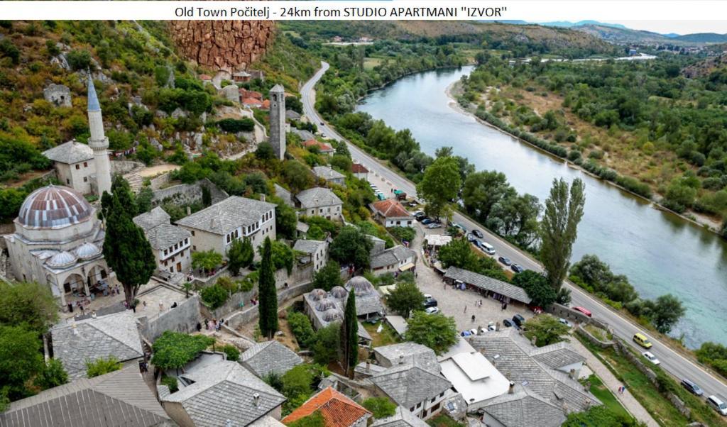Studio Apartmani Izvor Blagaj Eksteriør bilde